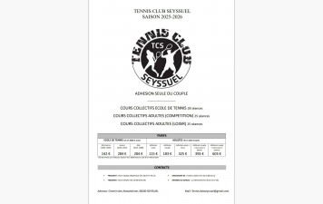 INSCRIPTIONS 2025-2026