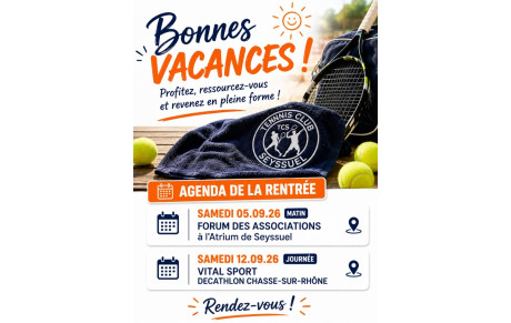 BONNES VACANCES